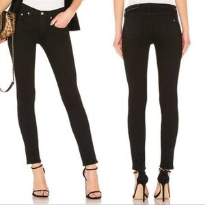 Rag & Bone Cate Skinny Mid-rise No Fade Black Color Jeans